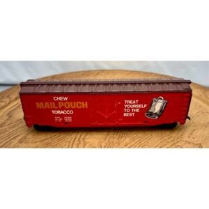 TYCO HO Scale Chew Mail Pouch Tobacco Box Car 50’ Vintage Freight